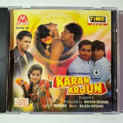 KARAN ARJUN-MUSIC-RAJESH ROSHAN.BOLLYWOOD CD MELODY 1995 ** MINT ** 