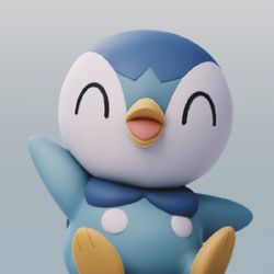 Piplup 3d Figure 