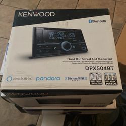 Brand New Kenwood Duel Din Sized Cd Receiver Dpx504bt 
