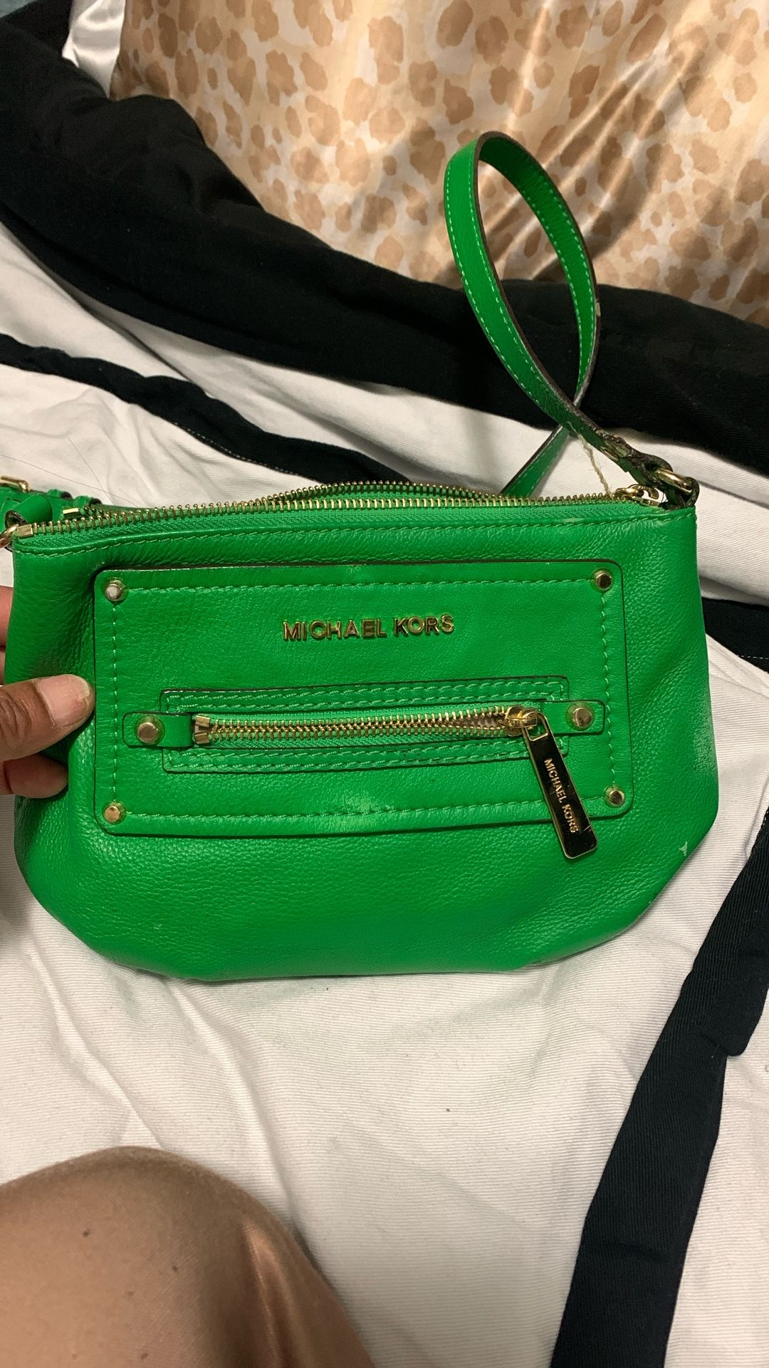 Michael Kors bright green