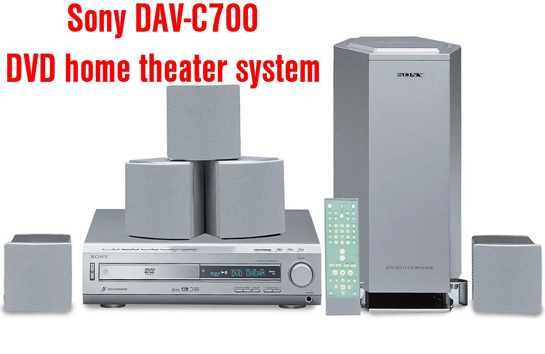 Sony DAV-C700 DVD home theater system