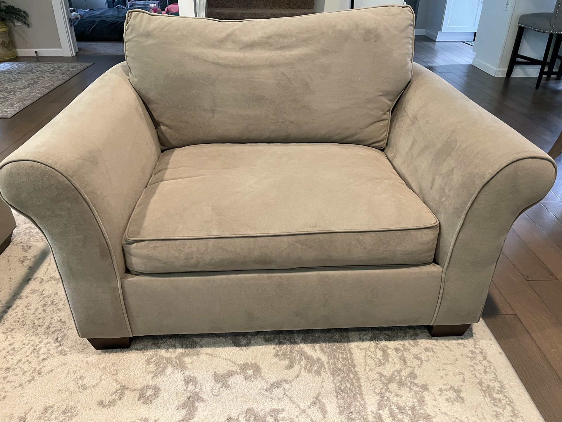 Pottery Barn Pearce Roll Arm Chair And A Half