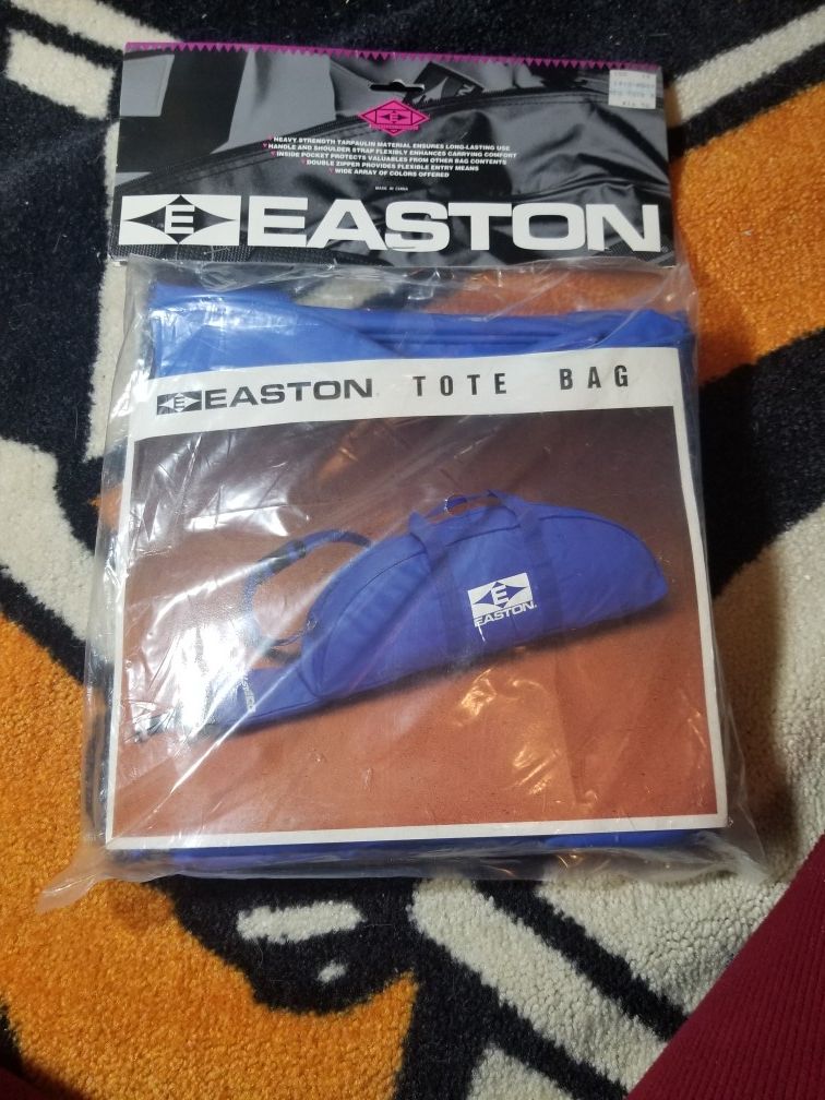 Easton Tote Bag New In Package Sealed! Baseball Softball Duffle! Blue!