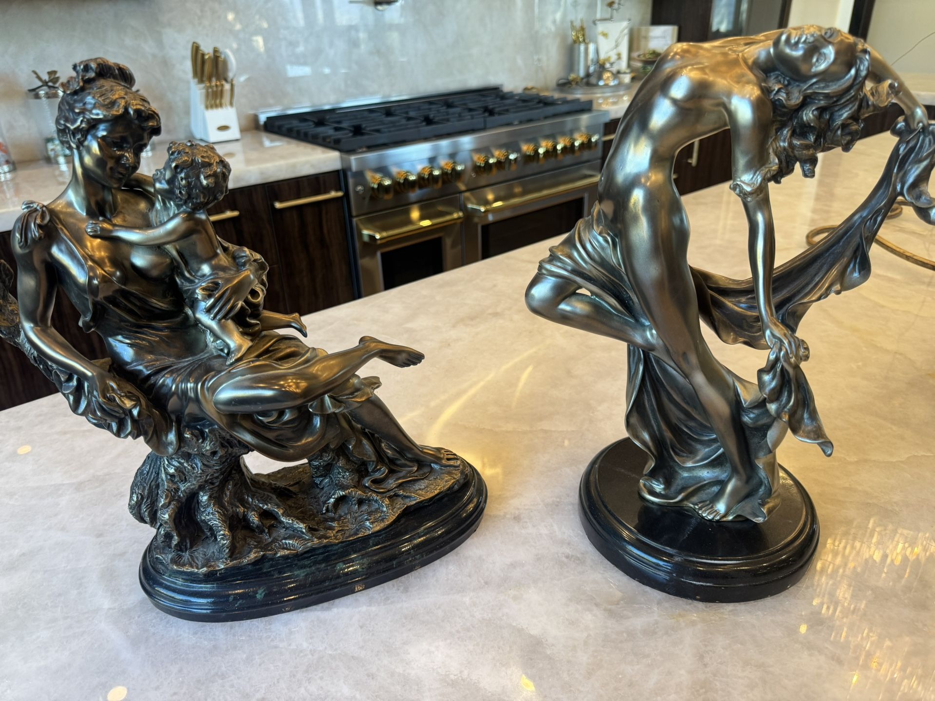 Bronze Like Statues