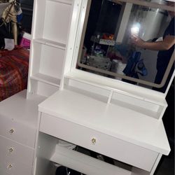 White Small Vanity