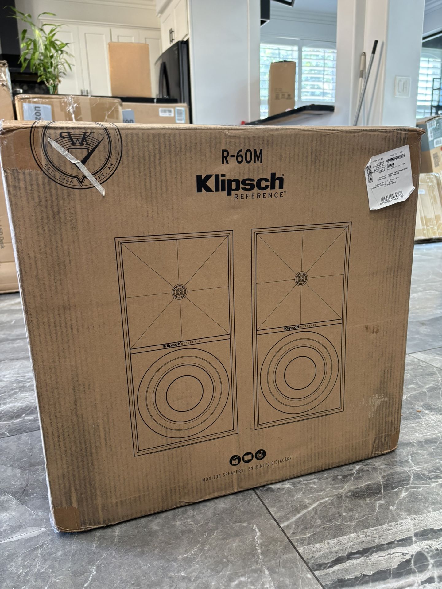 Klipsch R-60M 340W Bookshelf Speakers (Pair)