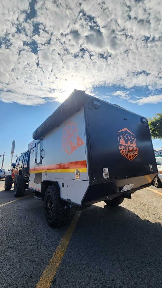 custom travel trailer