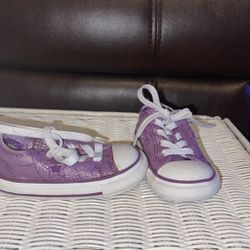 Girls Converse Purple