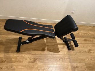 Work Out Bench & Weights