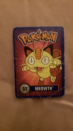 Meowth Pokémon Card