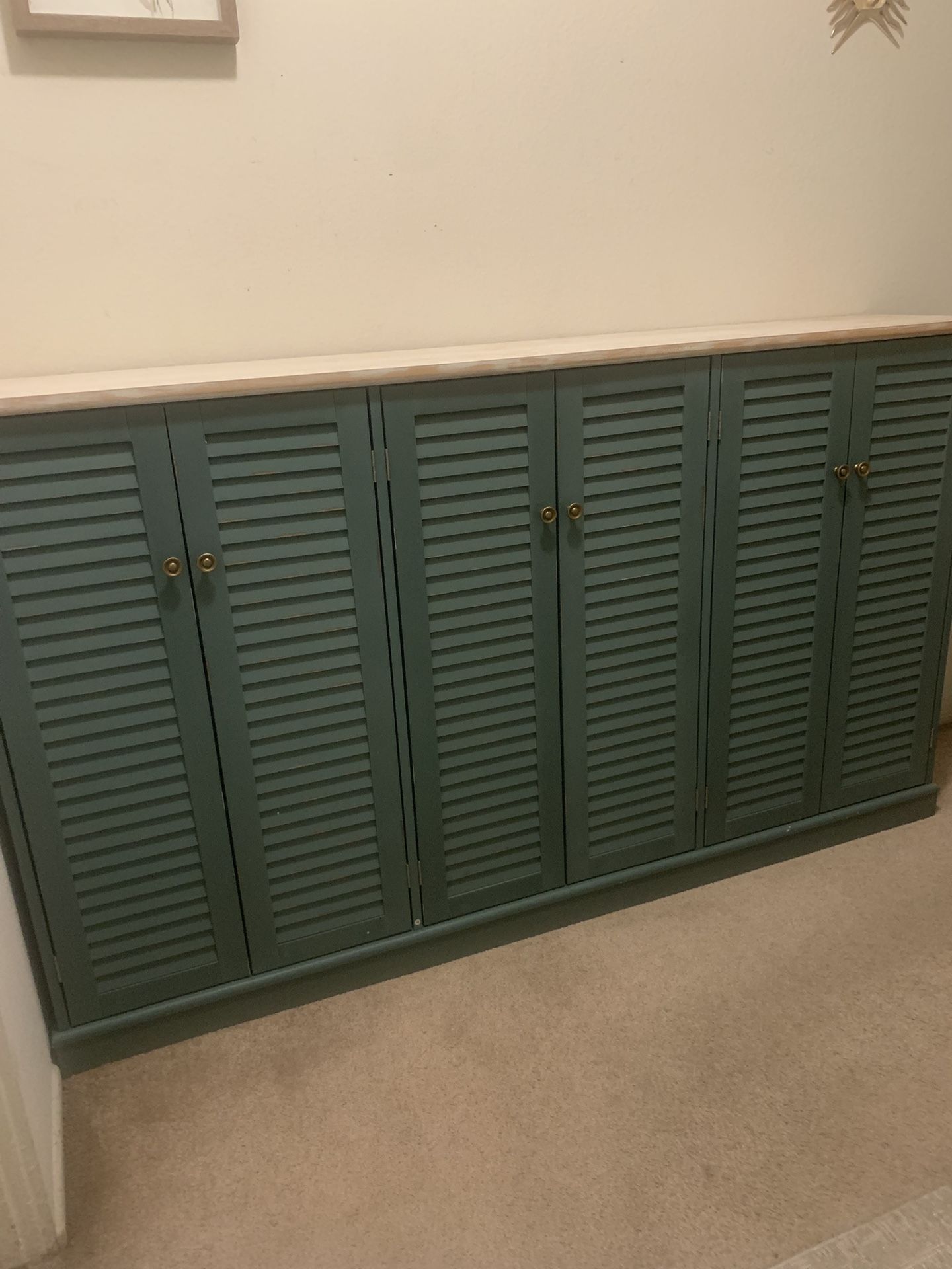 DOWLVN 6 Shutter Door Cabinet Storage