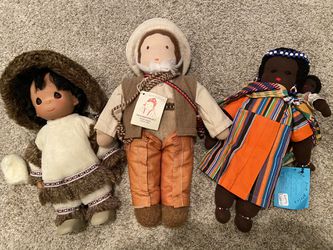Dolls from Around the World-Africa, Peru, Precious Moments