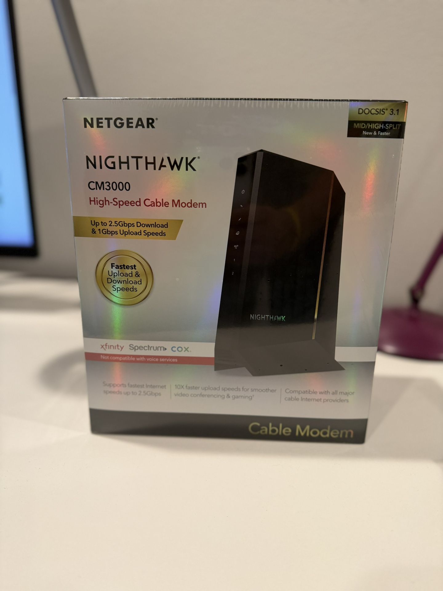 Netgear Nighthawk CM3000 Modem  *Brand new sealed*