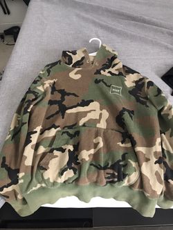 Huf camo hoodie