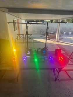 Stage DJ Lights and Stands