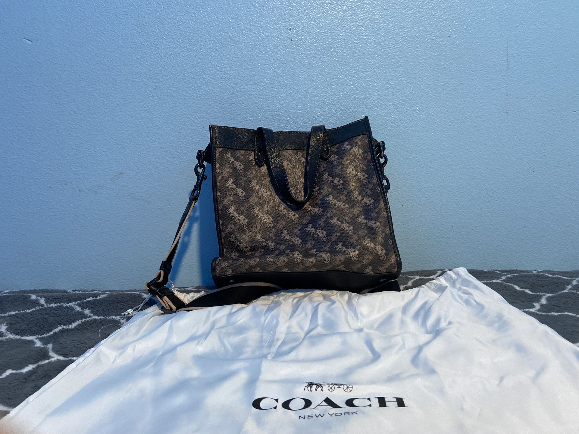 Black And Brown Coach Bag