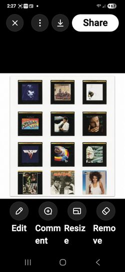 Warner Music Album Cover Art Uncut Promo Sheet – 12 Artists