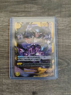 One Piece TCG The Time Of Battle Marshall.D.Teach SEC MINT