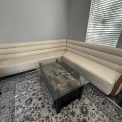 Large White Sectional - BARELY USED