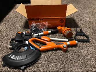 20V Electric Weed Wacker Cordless Edger Lawn Tool 2 X 2.0Ah Battery Powered Weed Eater with Charger, 12 Inch Lightweight String Trimmer, Auto Line Fee