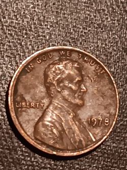 1978 Penny error mark