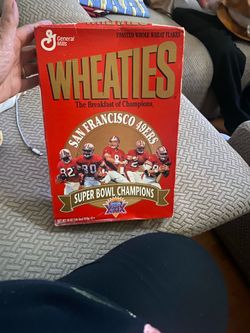 SF 49ers Collectable Wheaties Cereal Box