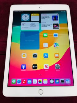 Apple iPad 6th Generation 32GB Wi-Fi (Silver) – iPadOS 17 – Excellent Working Condition