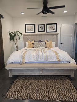 California King Bed Frame + Sleep Number Mattress