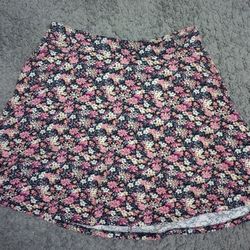 Floral Mini Skirt