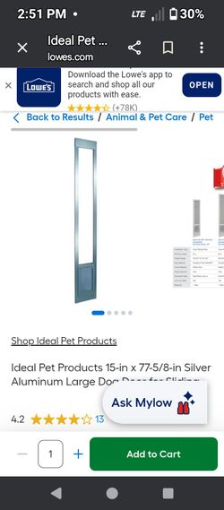large dog doggie door