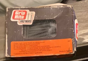 Drywall screws 8x3”