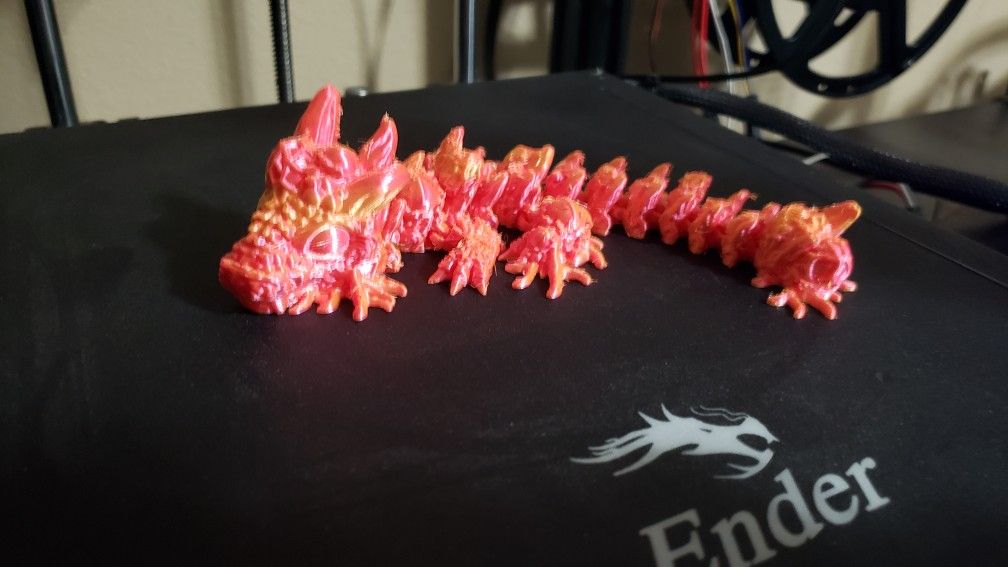 3D Printed Articulated Dragons