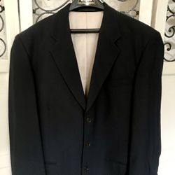 Men's Fioravanti Black Dress Suite Jacket Blazer Made USA Hand Tailored Ventless Tap See More for All Info 