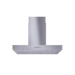 30 in. 350 CFM Convertible T-Shape Wall Mount Range Hood in Stainless Steel with Charcoal Filters and LED Lighting
