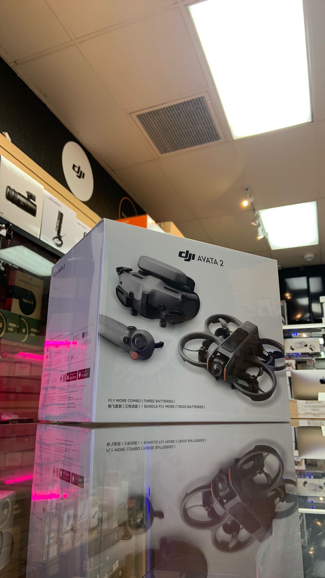 DJI Avata 2 FPV Drone With Goggles And 3 Batteries Fly More Combo