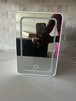 Skin care mini fridge with LED light