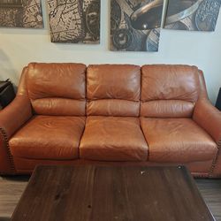 Leather sofa 3 seater