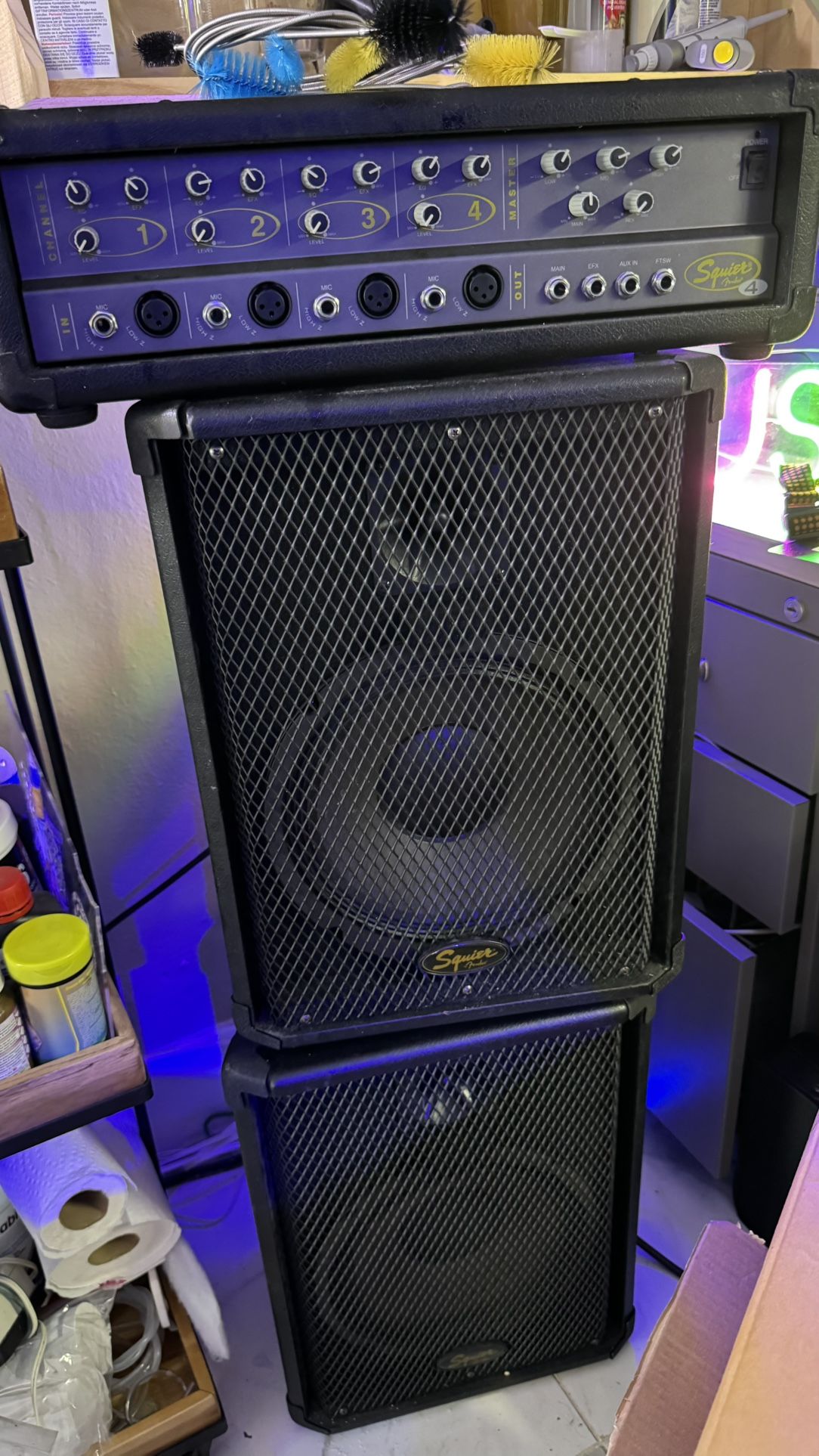 Squier 4 Compact Four Channel PA System!