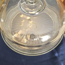 Glass Cake Stand With Cover