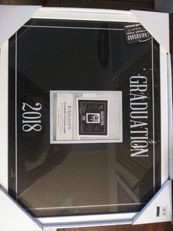 Chalkboard 2018 picture frame fits a 5 x 7 picture frame size is15 1/2 tall x 20 wide