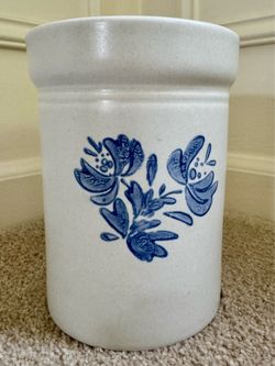 Vintage Pfaltzgraff YORKTOWNE Stoneware Utensil Holder
