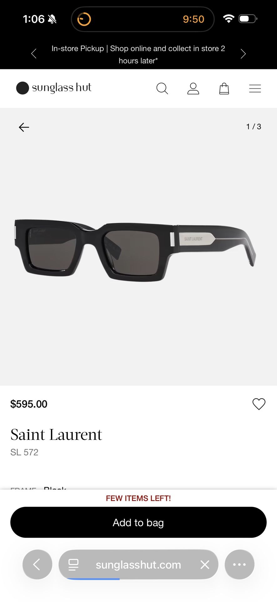 YSL sunglasses