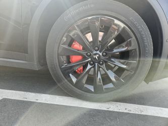 Tesla Model X Brake Calipers Cover (Red)