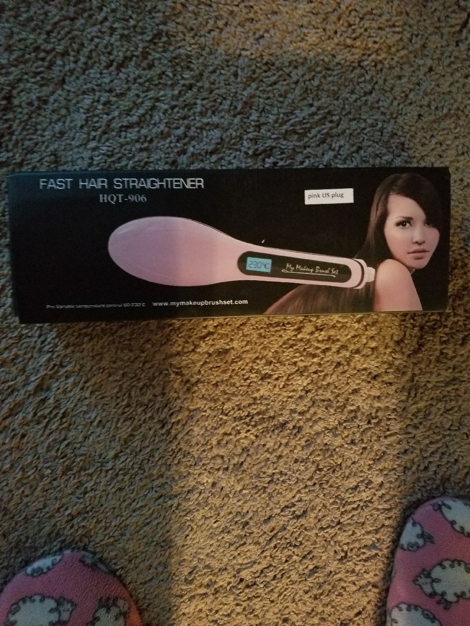 Brand new flat iron brush
