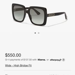 Authentic Gucci Sunglasses 