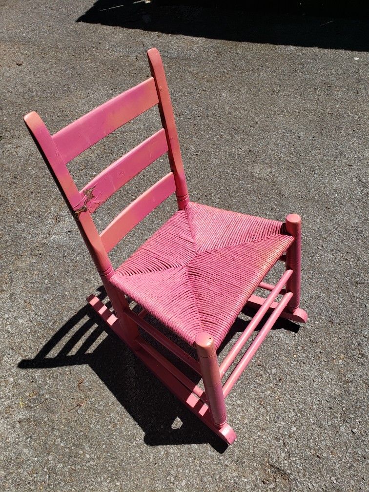 Kids Rocking Chair (Little Broken On The Back Rest But Doesn't Affect)... $25