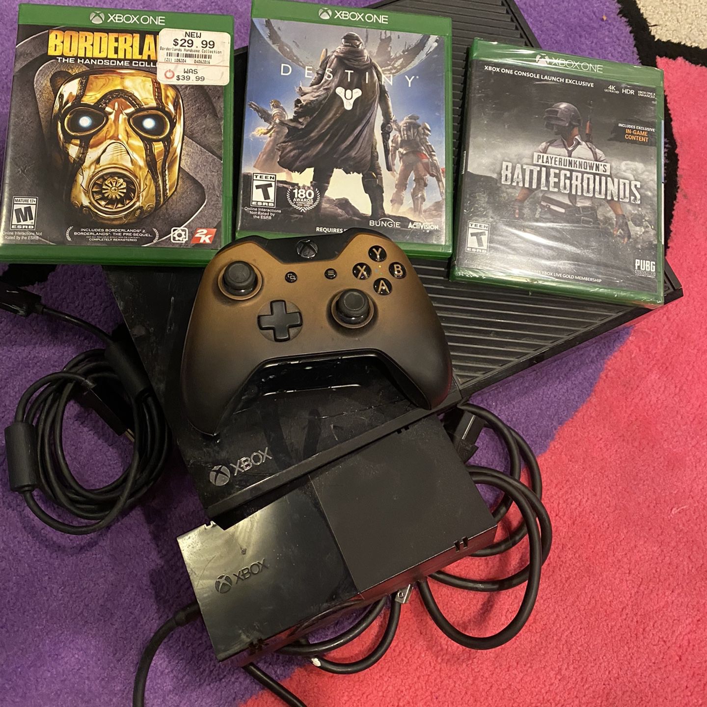 Xbox One With Games And Controller 