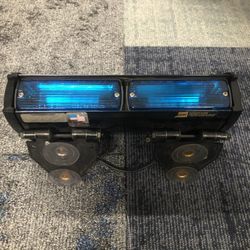 Blue Dash Master Double Strobe Lights