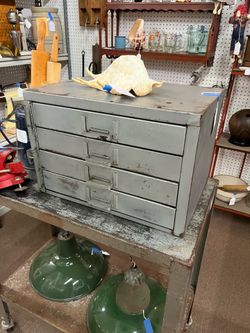 Industrial 4 Drawer Hardware Storage