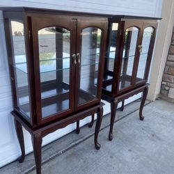 Vintage display cases